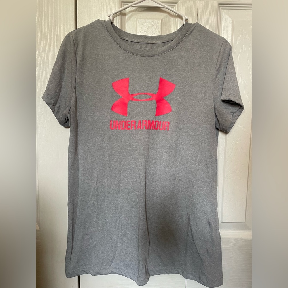 Under Armor grey t-shirt. Worn once. In good condition. - Picture 1 of 3